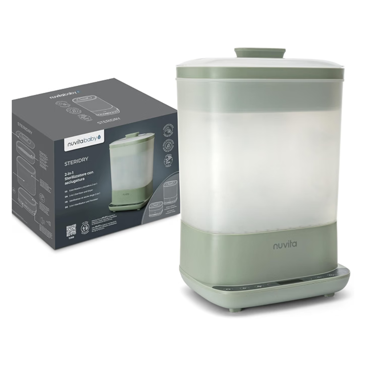 Nuvita SteriDry 1088 – Sterilizzatore con Asciugatura 2 in 1